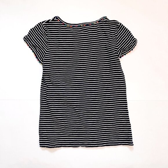 Boden Women's Charlie Pompom Tee, Size XS - Picture 3 of 5